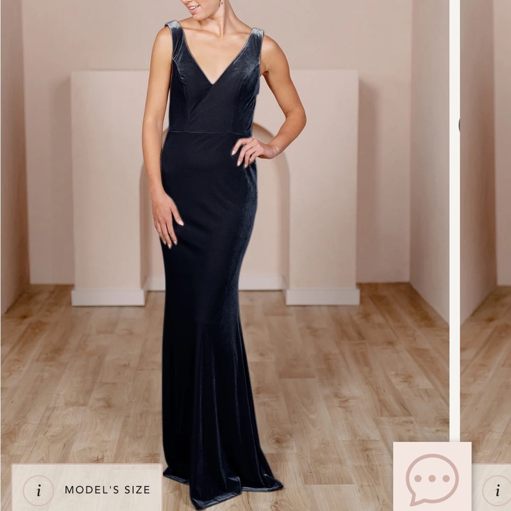 Revelry Dakota Dress Slate Blue